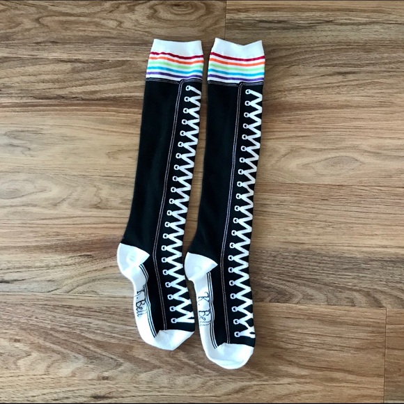 K. Bell Other - GIFTED! Free with purchase High-Top Sneaker Socks